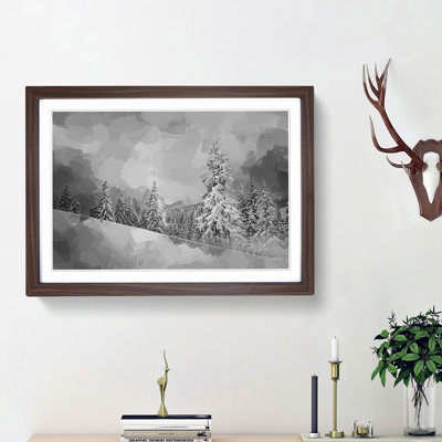 Mystical Woods in Abstract - Framed Print