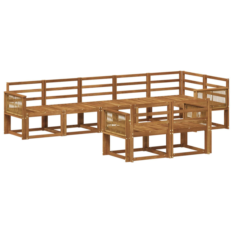 306cm Wide Patio Sectional, Natural