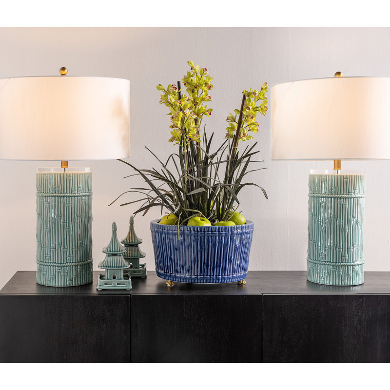 Bamboo Garden Center Basin, Apple Green