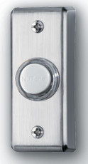 Push Button Doorbell, Satin Nickel