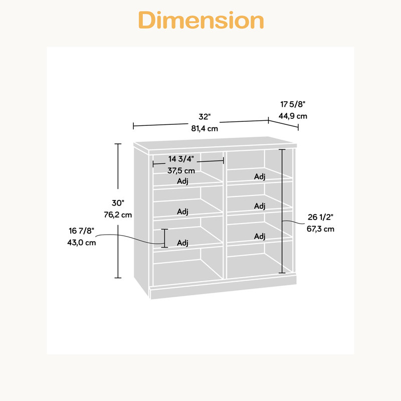 Open Storage Cabinet