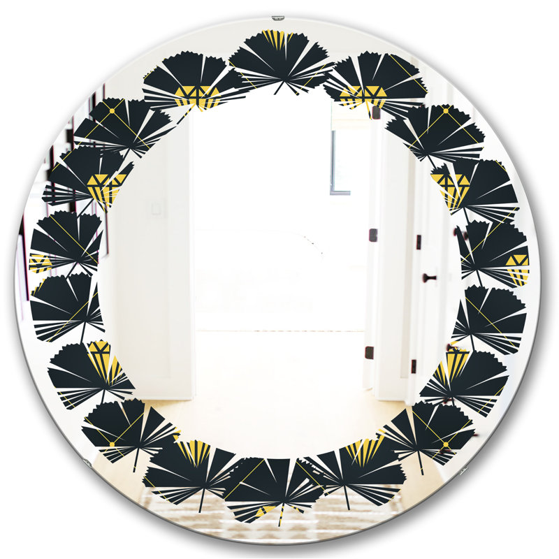 Miroir mural Wave Luxury Drops II, 23,6 po x 23,6 po
