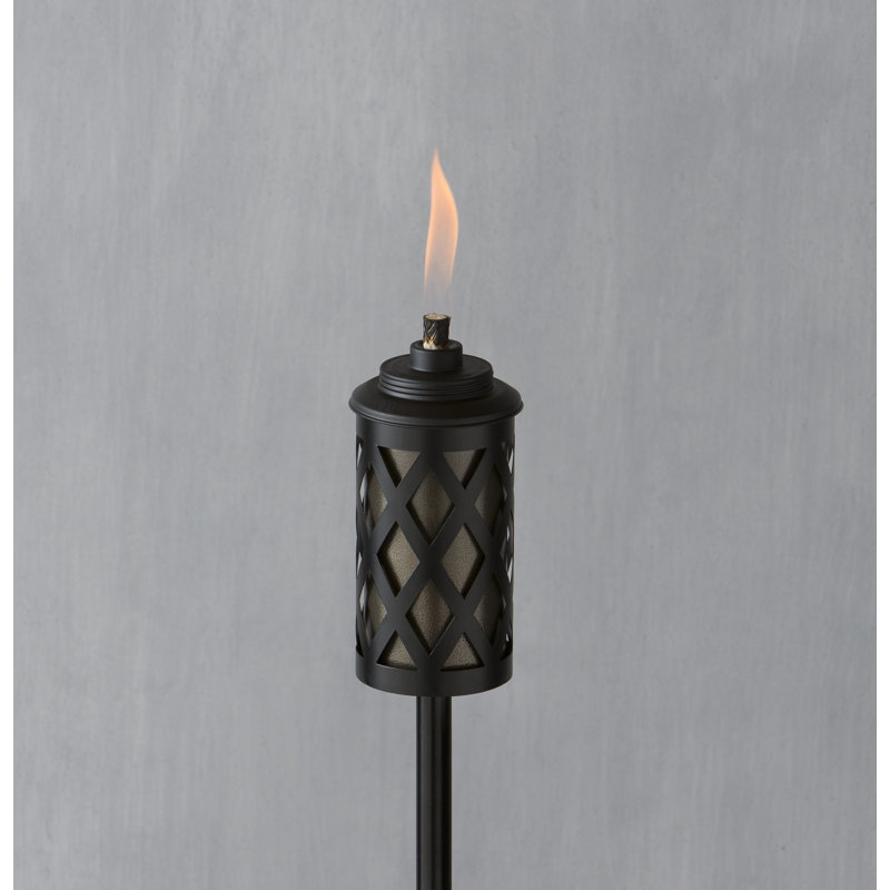 65-Inch Bronze Metal Convertible Outdoor Torch