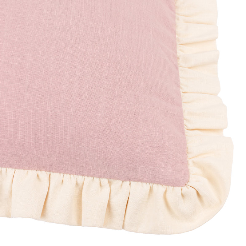 Square Cushion, Light Pink, Pillow Cover Only - No Insert
