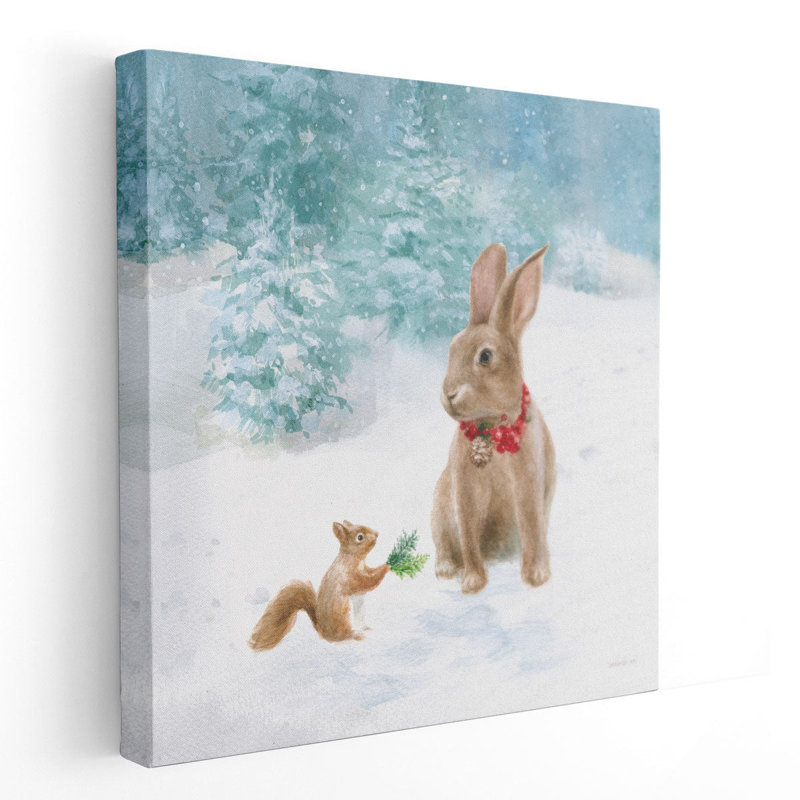 «Woodland Celebration IV», reproduction d'art sur toile, H 12 po x l 12 po