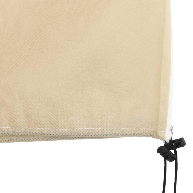 Binnie Plant Fleece Cover, 350cm H x 393cm W, Beige