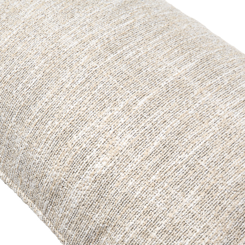 Cosipillow Indoor / Outdoor Chevron Rectangular Lumbar Cushion, Beige
