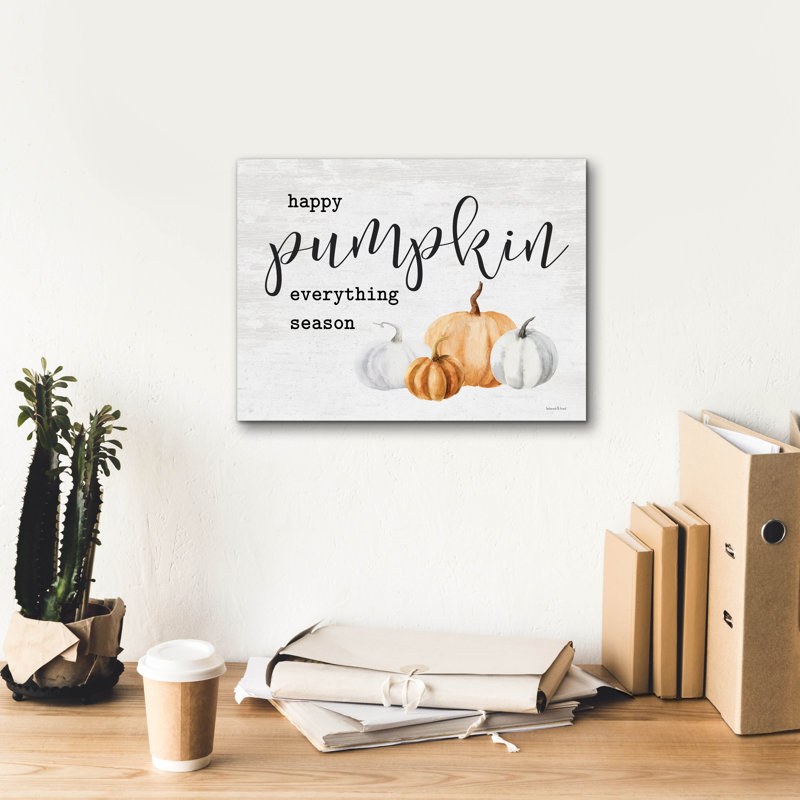 Art mural épique Graffiti «Happy Pumpkin Everything Season» par 16 po x 12 po, H 12 po x l 16 po