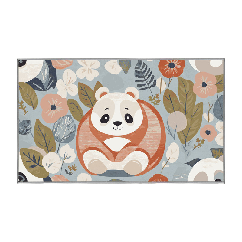 Tapis pour enfants East Urban Home, Rectangulaire 2 pi x 3 pi