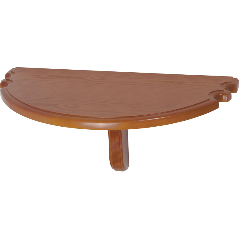 Action WRSHH Half-Moon Pub Shelf with Cue Holders - Honey, Honey