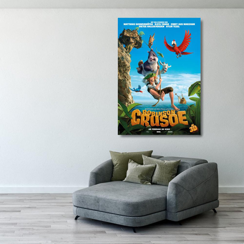 Robinson Crusoe, 40" H x 28" W