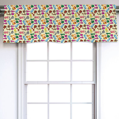Sateen Ruffled Window Valance