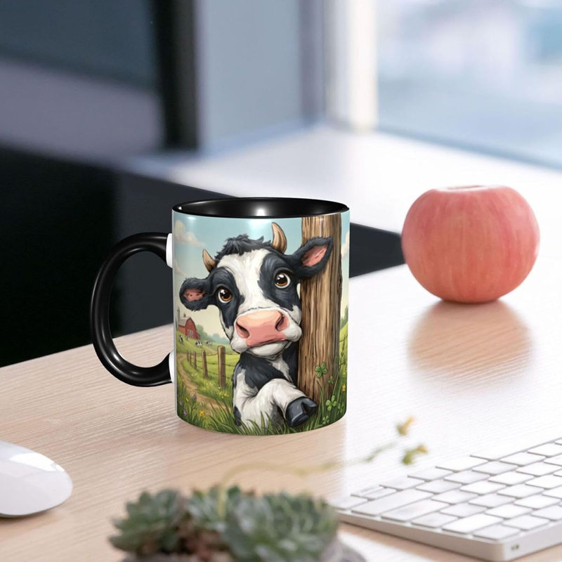 Cow Coffee Mug 11oz Ceramic Cup