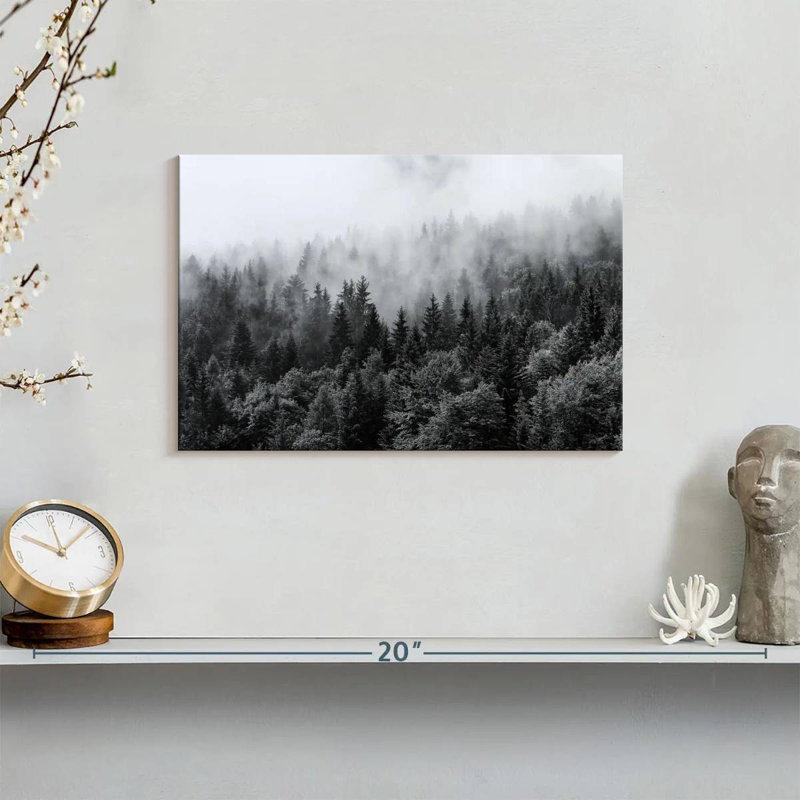 Forêt de pins brumeux Alvord, H 8 po x l 12 po
