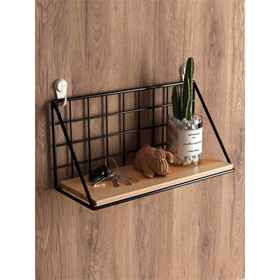 Tymetrius Metal Floating Shelf