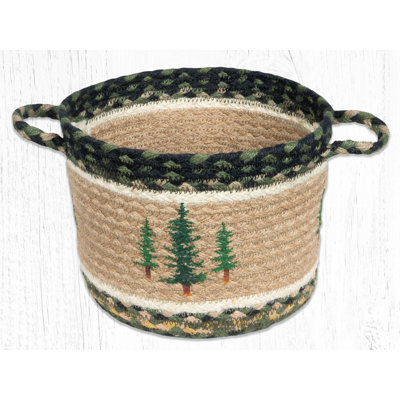 Earth Rugs Round Jute Casserole Baskets – Rustic Serving, 9"x7",