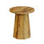 Table basse en bois, petite table de bout, table d'appoint, table de lecture ronde