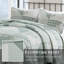 Ensembles de literie en coton de qualité supérieure, multicolore double / grand vert, confort polyvalent à l'année