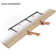 Miami 60" W x 8" D Floating Shelves Set with Invisible Wall Mount Brackets