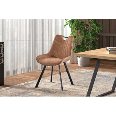 Gilda Upholstered Metal Side Chair