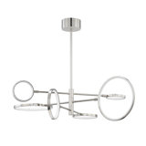Saturn 6 - Light Unique / Statement Tiered LED Chandelier