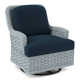 Somerset Upholstered Swivel Accent Chair