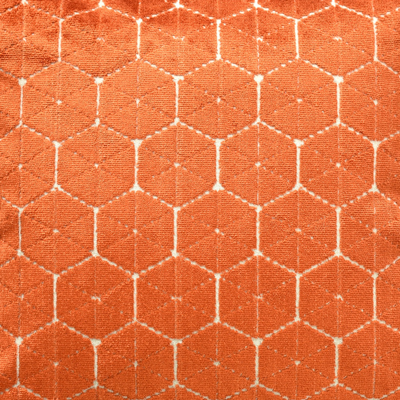 Coussin de traversin, Orange, H 9 po x l 48 po