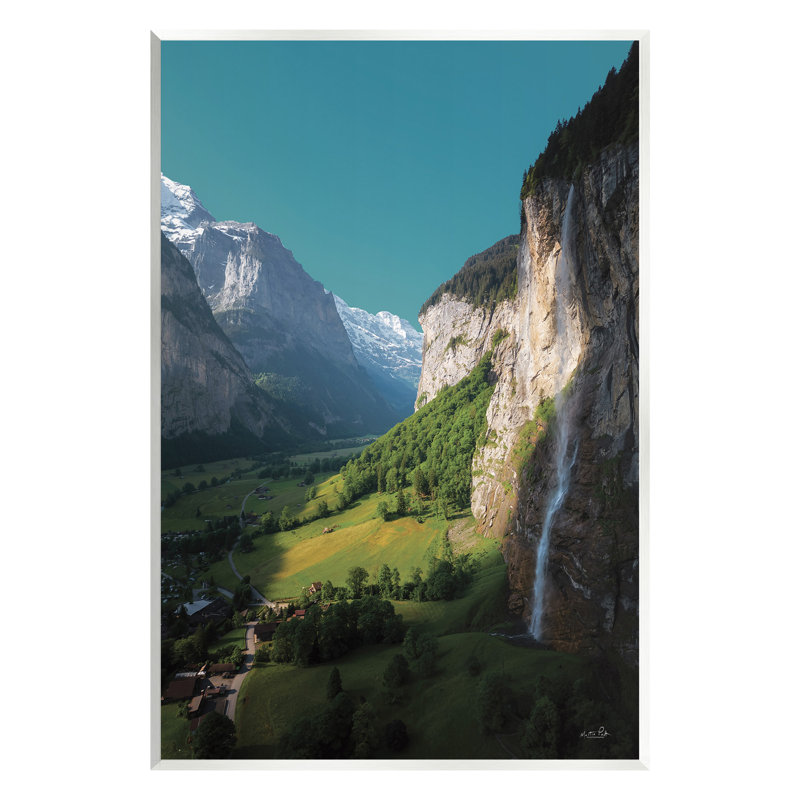 Art mural, "Valley Cliff Grassland" par Martin Podt, H 15 po x l 10 po