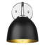 Applique murale 1 lumière Zoey en chrome-106900573