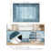 Ombre Border Plush Area Rug – Velvety Gradient Accent with Non-Slip Base