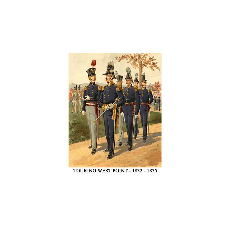 Touring west point 1832 1835-impression d’art graphique, H 36 po x l 24 po