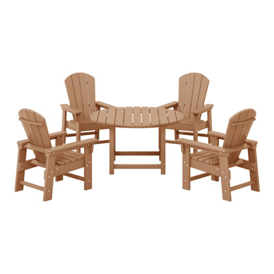 Kids Adirondack 5-Piece Round Table Dining Set