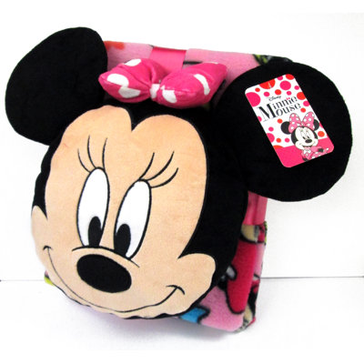 ensemble de coussins et de couvertures 2 pièces minnie Nogginz