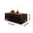 American Country Vintage Rivets Coffee Table Single Coffee Table