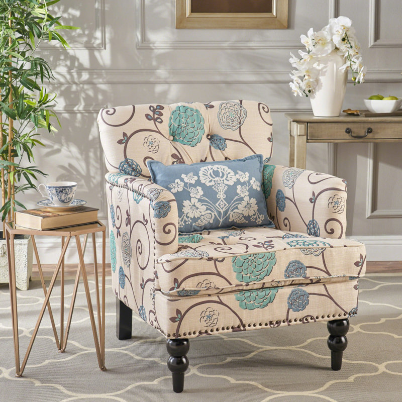 Canapé Modern - Chaise club capitonnée Harison
