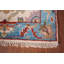 Tapis décoratif ivoire en laine fait à la main Oushak 3 x 6