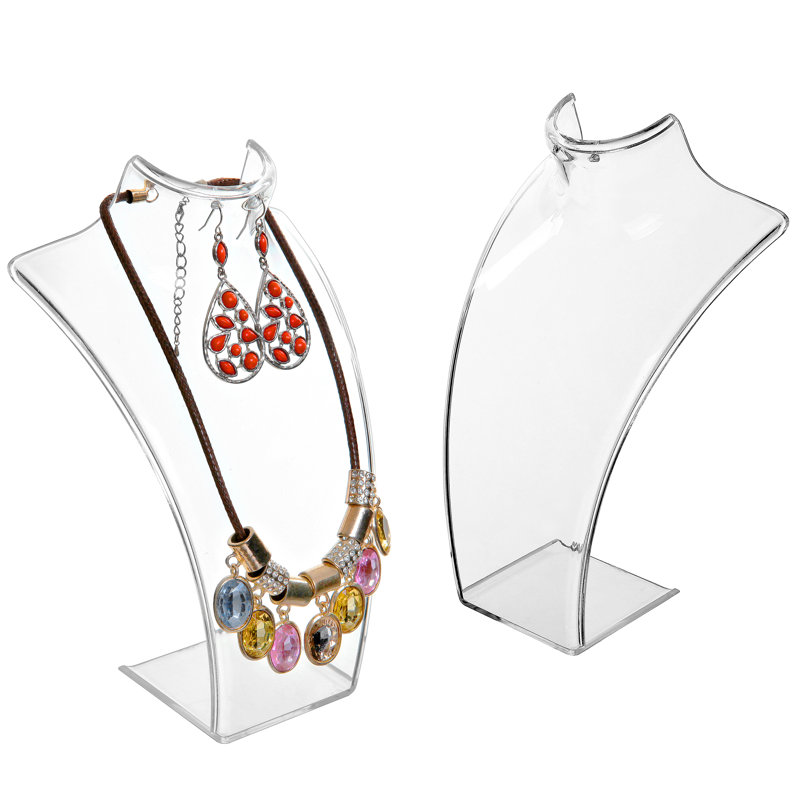Acrylic Necklace Earring Jewellery Stand