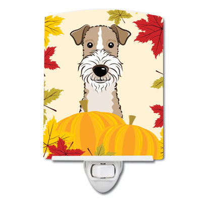 Shih Tzu Thanksgiving Ceramic Night Light