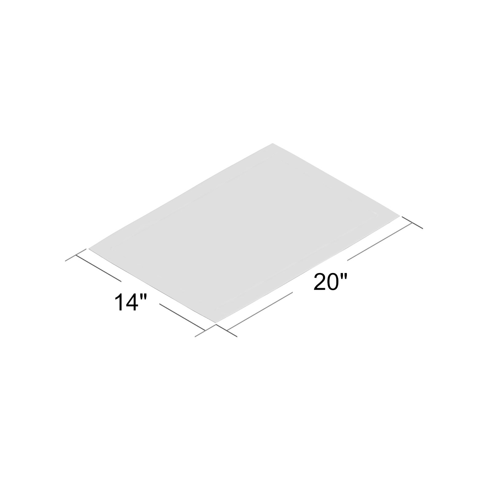 Drian 4 Piece Cotton Placemat Set, Pewter