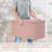Set Of 2 Narrow Foldable Storage Ottomans, Linen Upholstered Storage Bench Footrest Stool, Collapsible Ottoman Box For Small Spaces, Bedroom, Living Room, Entryway-436064876