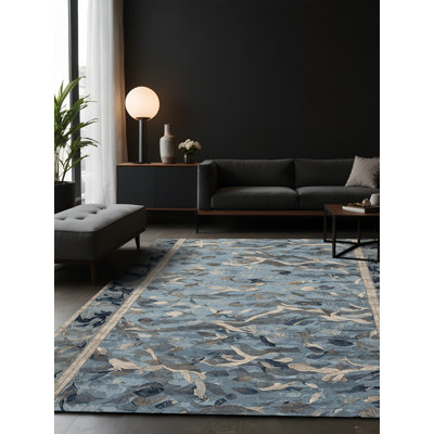 Tapis gris soyeux et moelleux