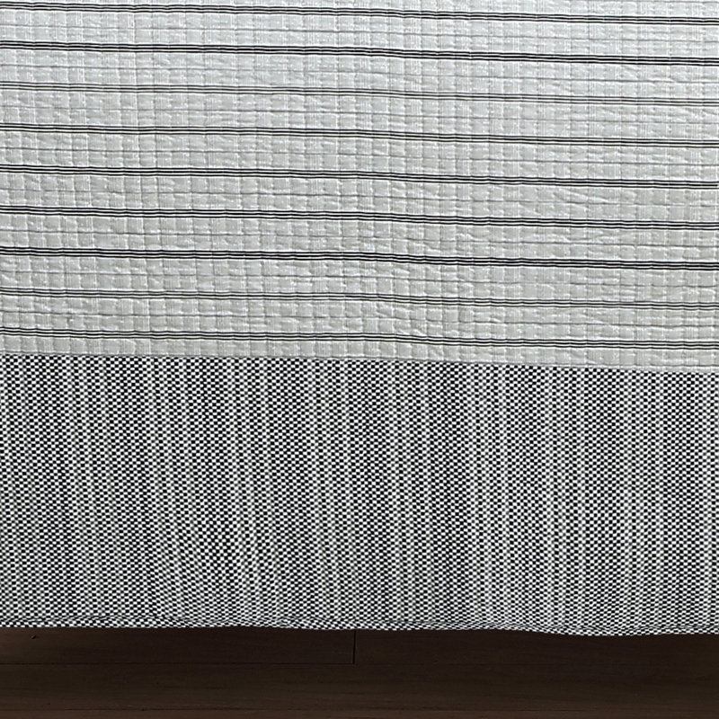 Ensemble de courtepointe en microfibre Elle, Courtepointe pour très grand lit + 2 tailles déc