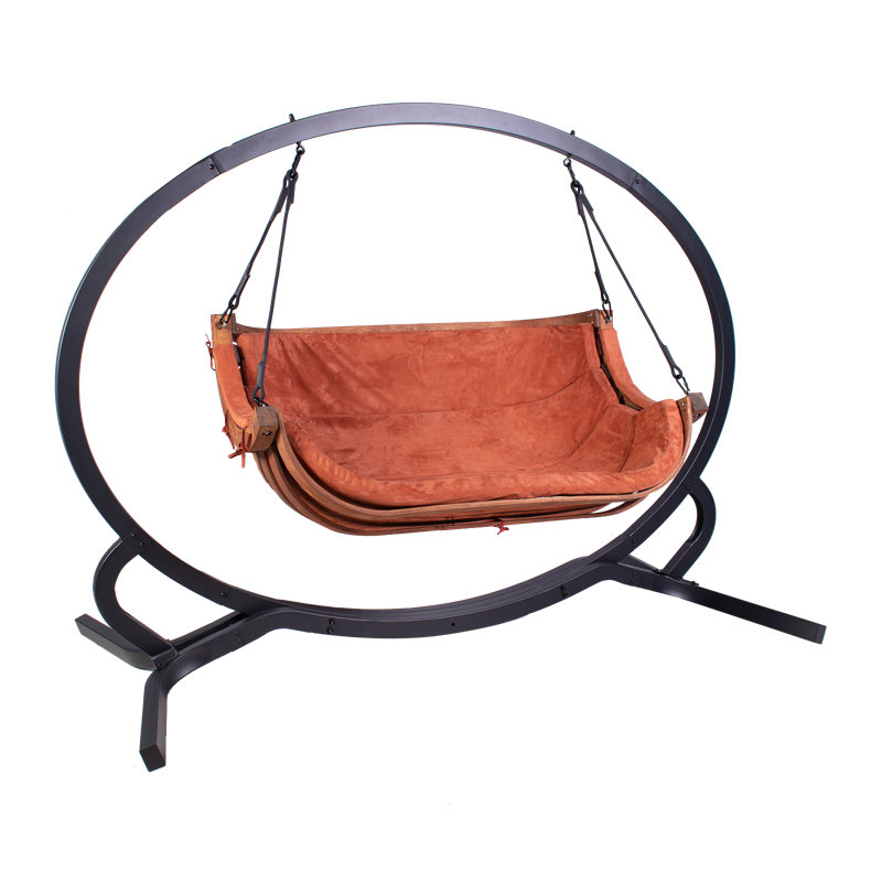 Balancelle en acier avec chaise double