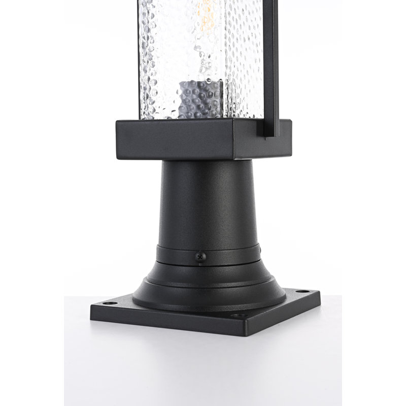 Lampadaire extérieur Ohman 6 pouces en noir
