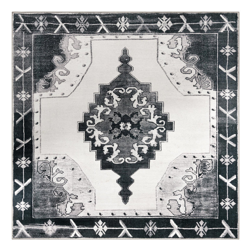 Antwane Oriental Indoor Rug, Square 7'6"