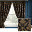 Shiraz Pencil Pleat Room Darkening Curtain Pair-103356999