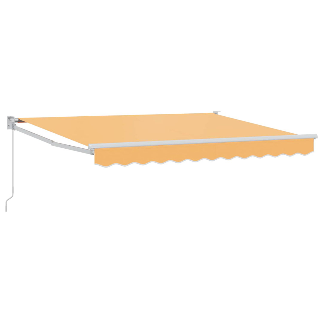 Vidaxl Retractable Awning Door Canopy Garden Patio Awning Fabric And Aluminium