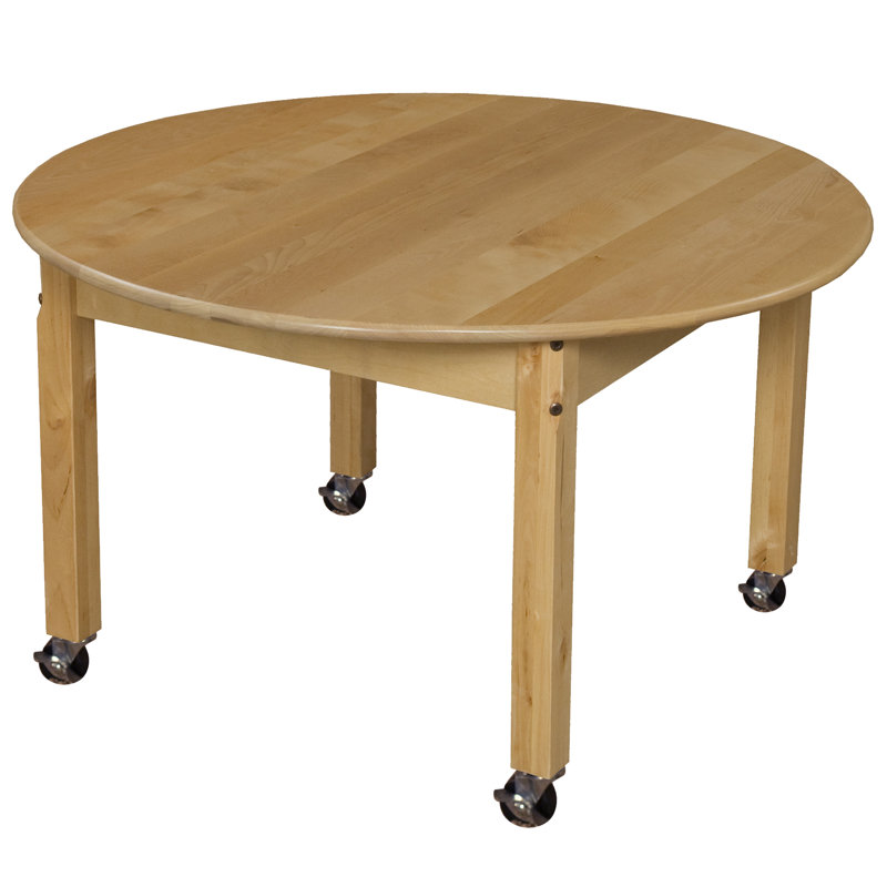 Table d'activité circulaire, Sans roulettes, H 18 po x L 36 po x l 36 po