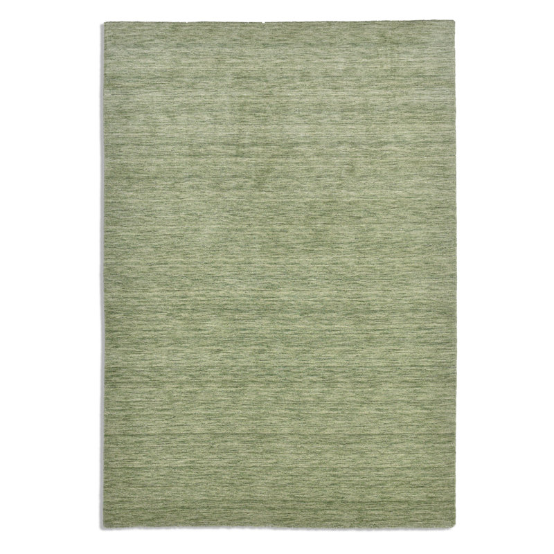 Rectangular Uniform Color Wool Hand Woven Area Rug, Rectangle 190cm x 290cm