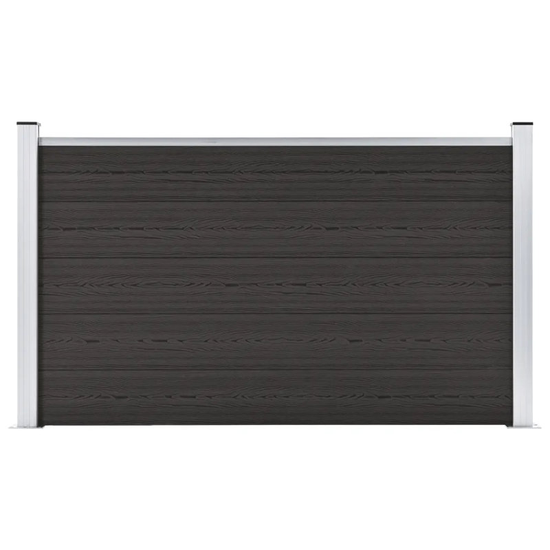 Marathovounos Fence Panel WPC 180x105 cm Black